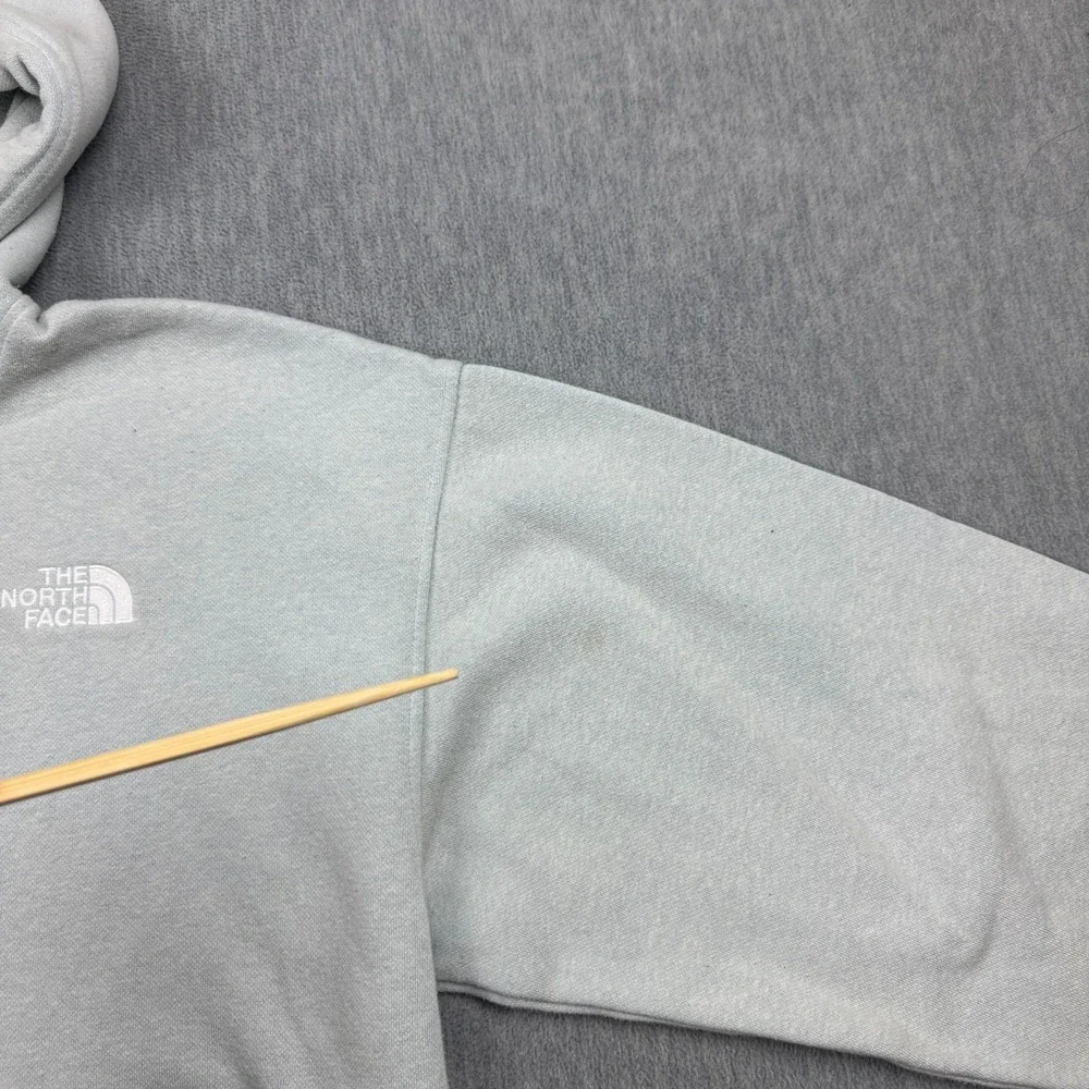 The North Face Hoodie Mens‎ Medium Light Blue Simple Dome Pullover Sweatshirt